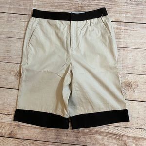 NWT helmet Lang contrast shorts 2